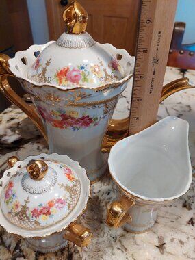 ROYAL SCOTLAND VICTORIAN STYLE China TEA SET